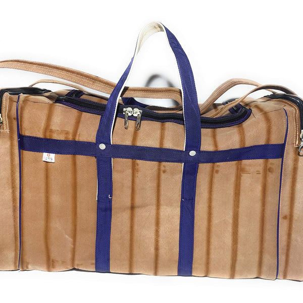 Washable Duffel Travel Bag with Side Pockets - 110L