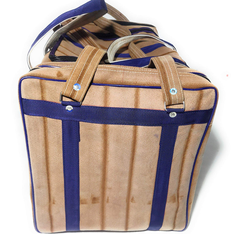 Washable Duffel Travel Bag with Side Pockets - 110L