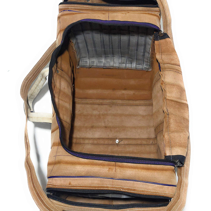 Washable Duffel Travel Bag with Side Pockets - 110L