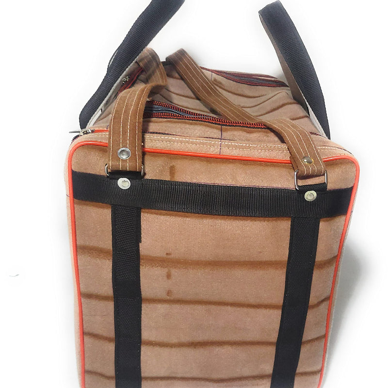 Washable Duffel Travel Bag with Side Pockets - 62L