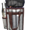 Insulated Tiffin Lunch Bag for Men & Women - with Bottle Pocket
