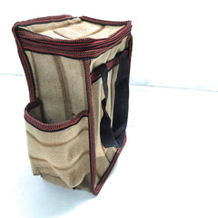 Insulated Tiffin Lunch Bag for Men & Women - with Bottle Pocket