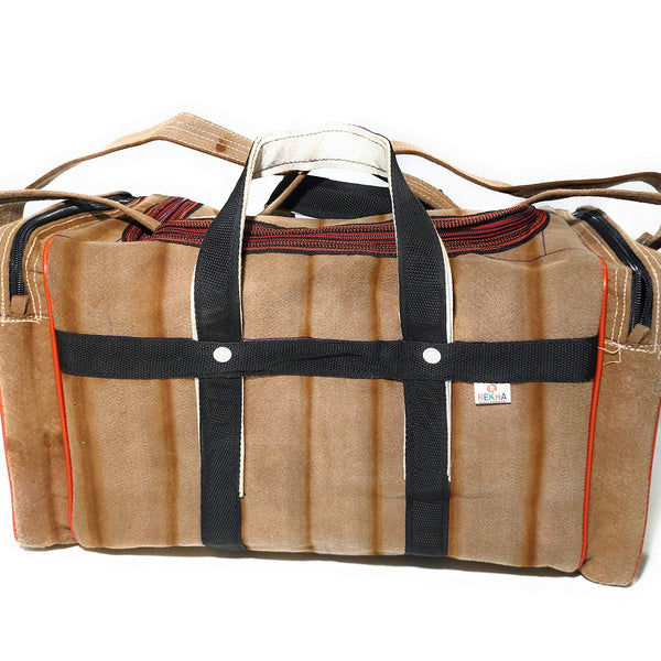 Washable Duffel Travel Bag with Side Pockets - 130L