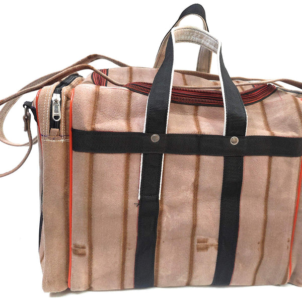 Washable Duffel Travel Bag with Side Pockets - 130L