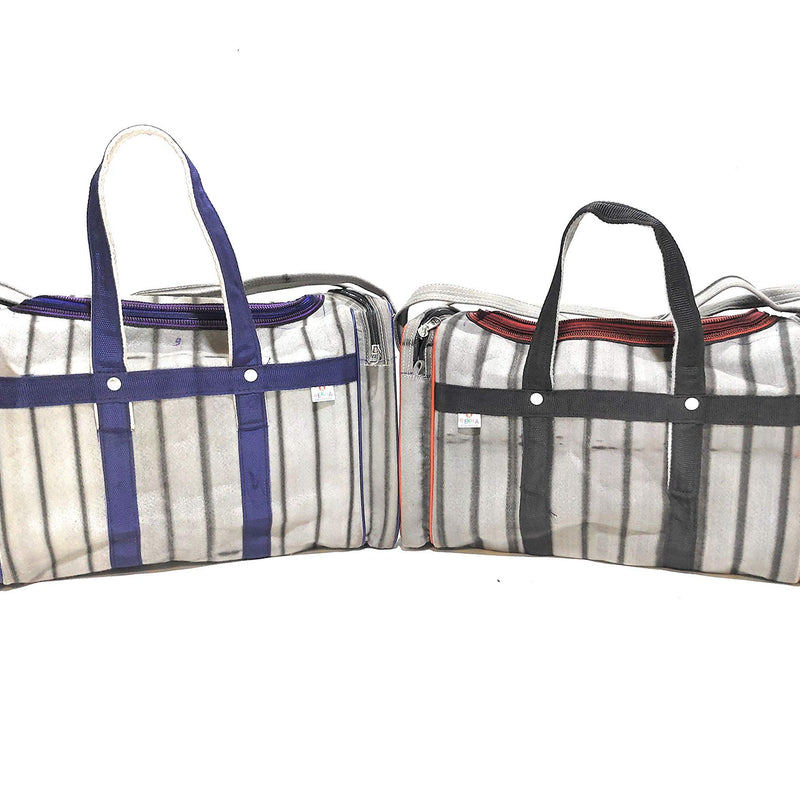 Washable Duffel Travel Bag with Side Pockets - 78L