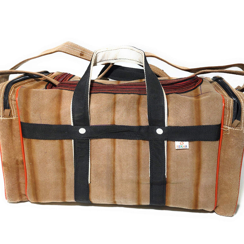 Washable Duffel Travel Bag with Side Pockets - 78L
