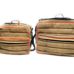 Cross Body Document & Money Carry Bag - Set Of 2