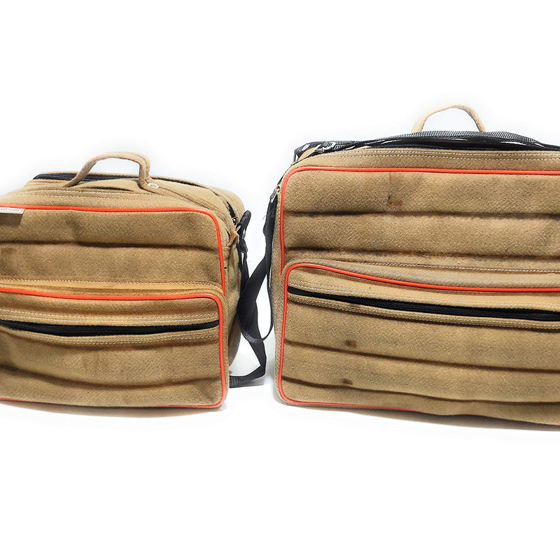 Cross Body Document & Money Carry Bag - Set Of 2