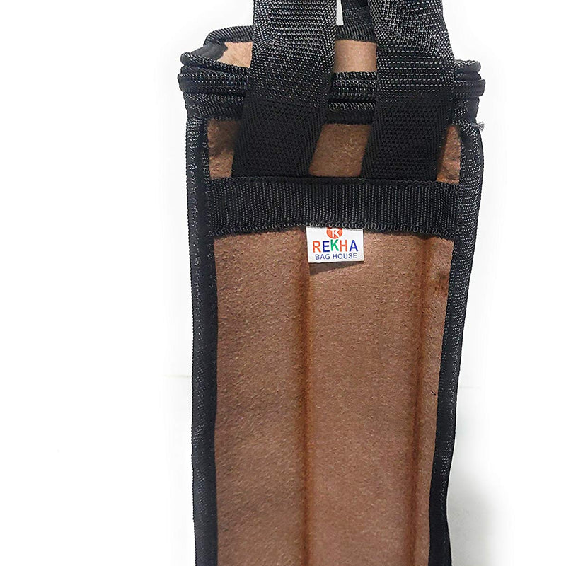 Insulated Round Zipper Bottle Cover Bag - 1.5-2L