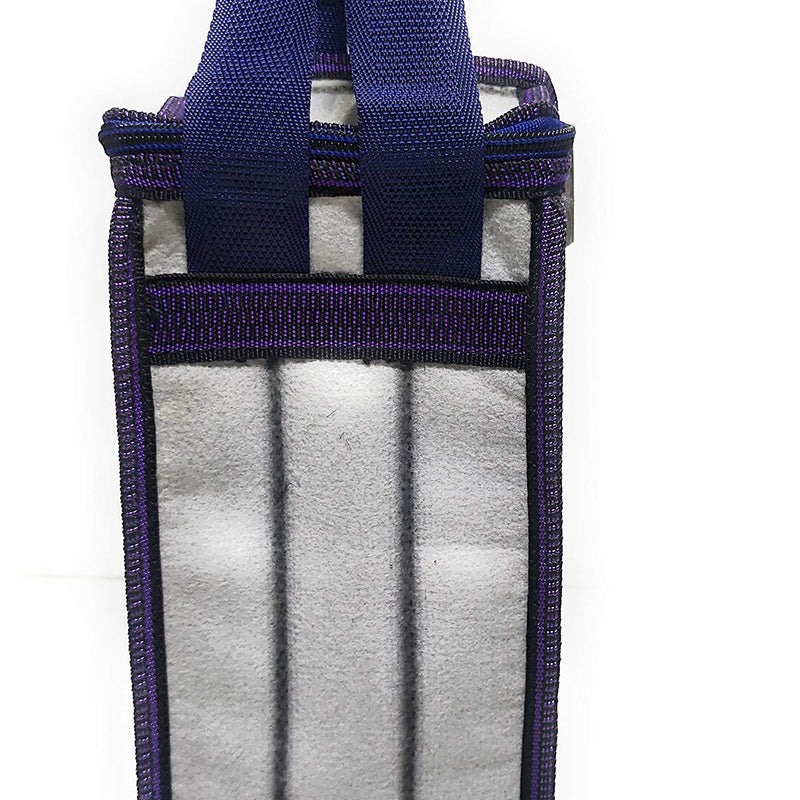 Insulated Round Zipper Bottle Cover Bag - 1.5-2L