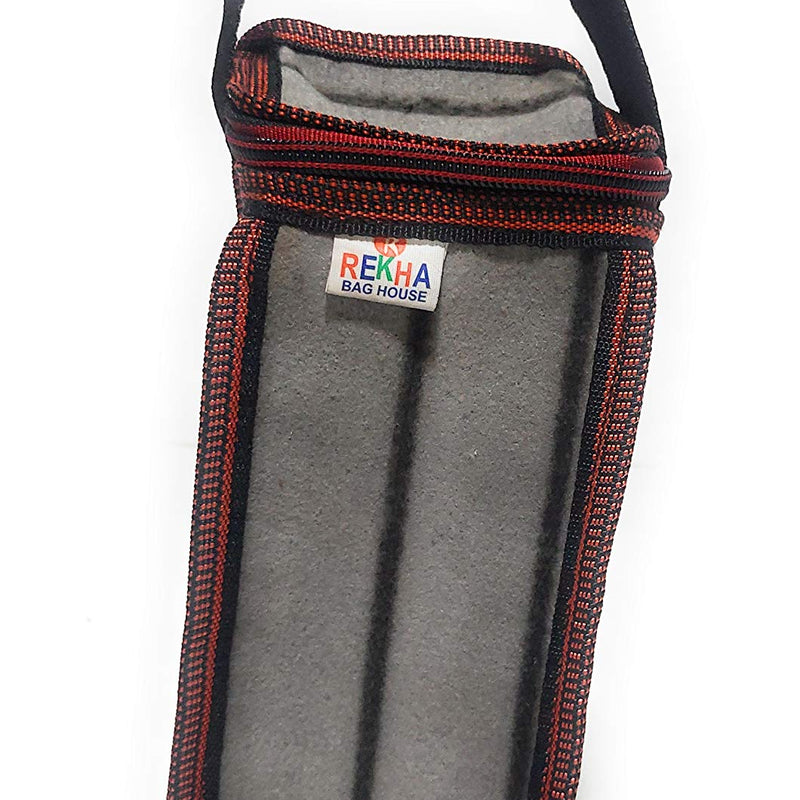 Insulated Round Zipper Bottle Cover Bag - 1L