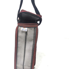 Insulated Round Zipper Bottle Cover Bag - 1L