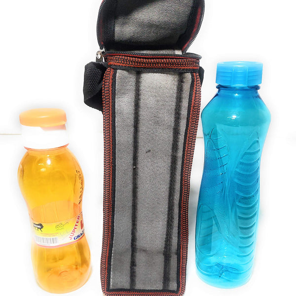 Insulated Round Zipper Bottle Cover Bag - 1L