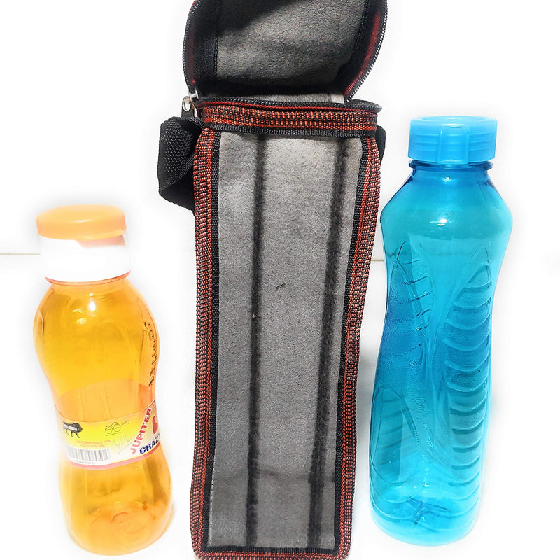 Insulated Round Zipper Bottle Cover Bag - 1L