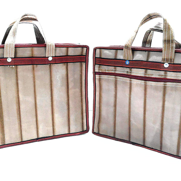 Multipurpose Hand Bag for Documents & Shopping - Set Of 2
