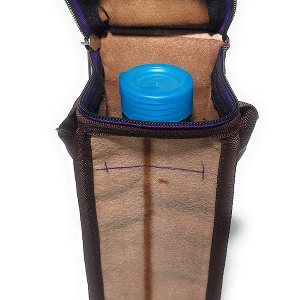 Insulated Round Zipper Bottle Cover Bag - 1L