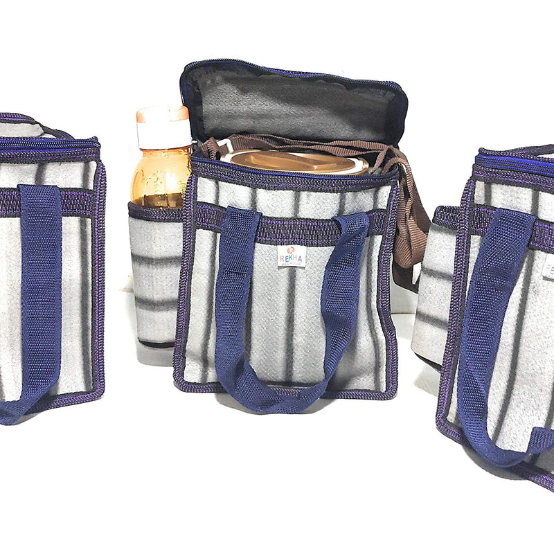 Insulated Tiffin Lunch Bag for Men & Women - Medium