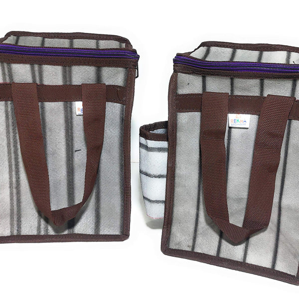 Insulated Tiffin Lunch Bag for Men & Women - Large