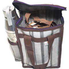 Insulated Tiffin Lunch Bag for Men & Women - Large
