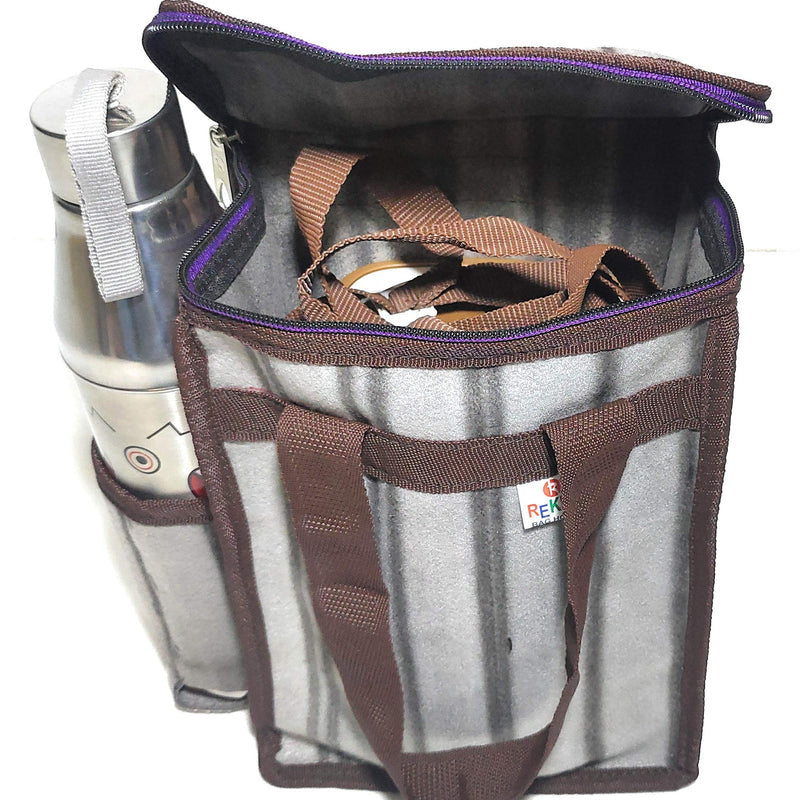 Insulated Tiffin Lunch Bag for Men & Women - Large